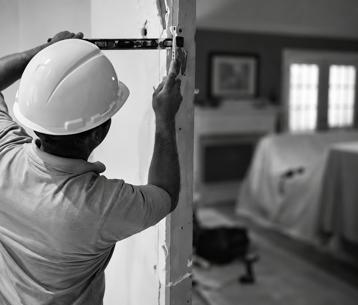 Construction work on a JAC project